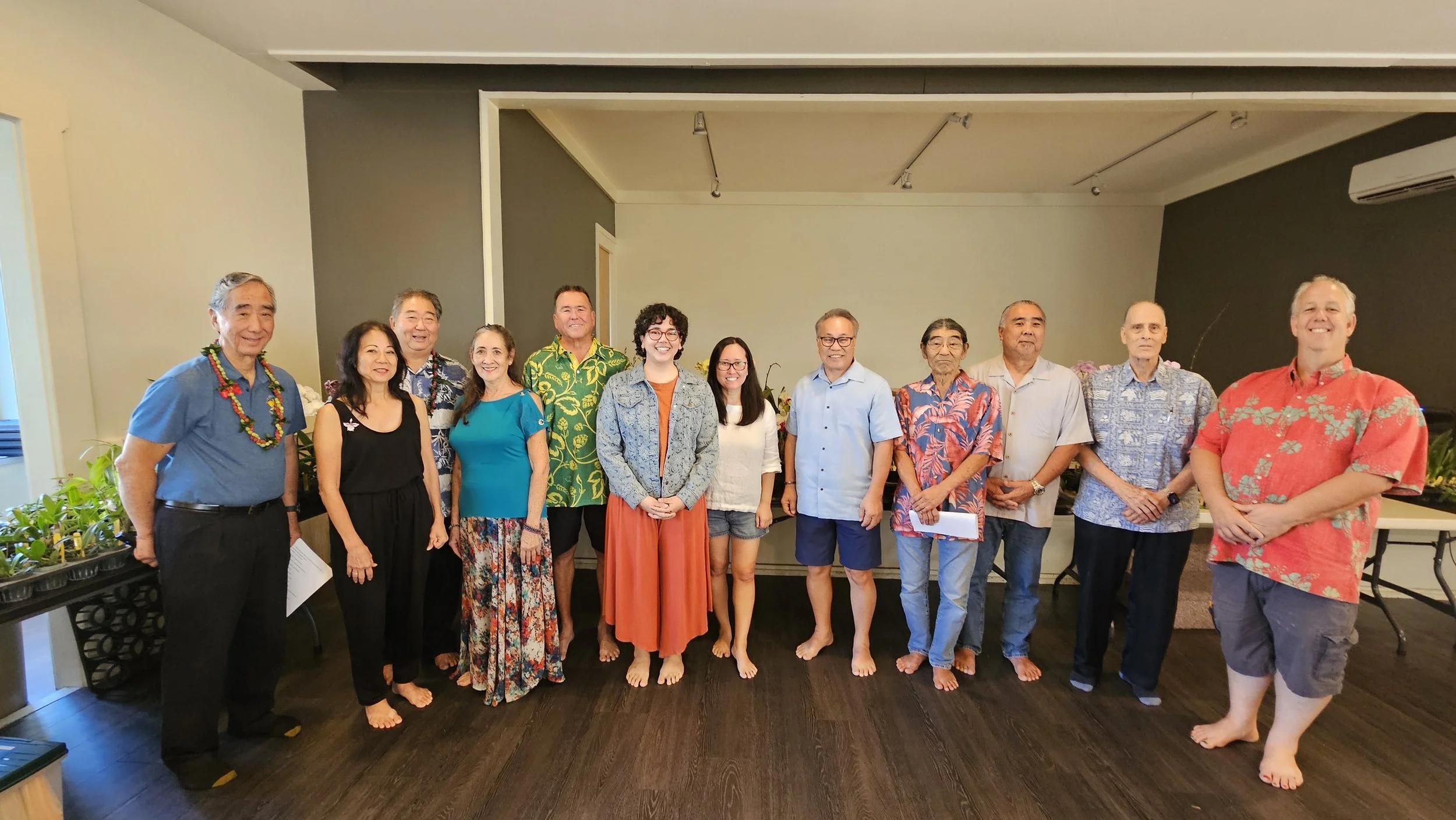 2026 Aiea Orchid Club Board Member Installation