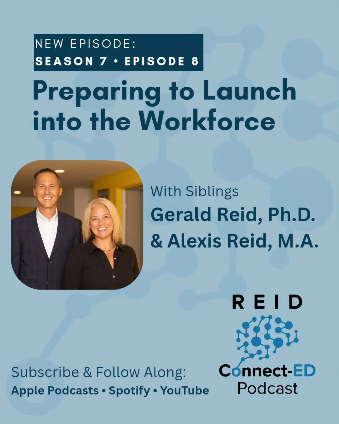 S7 E8: Preparing to Launch into the Workforce

In this episode, Gerald and Alexis discuss how young adults can make the most of their years after high school, whether in college or not, to prepare for their future in the workforce&hellip; to be ready