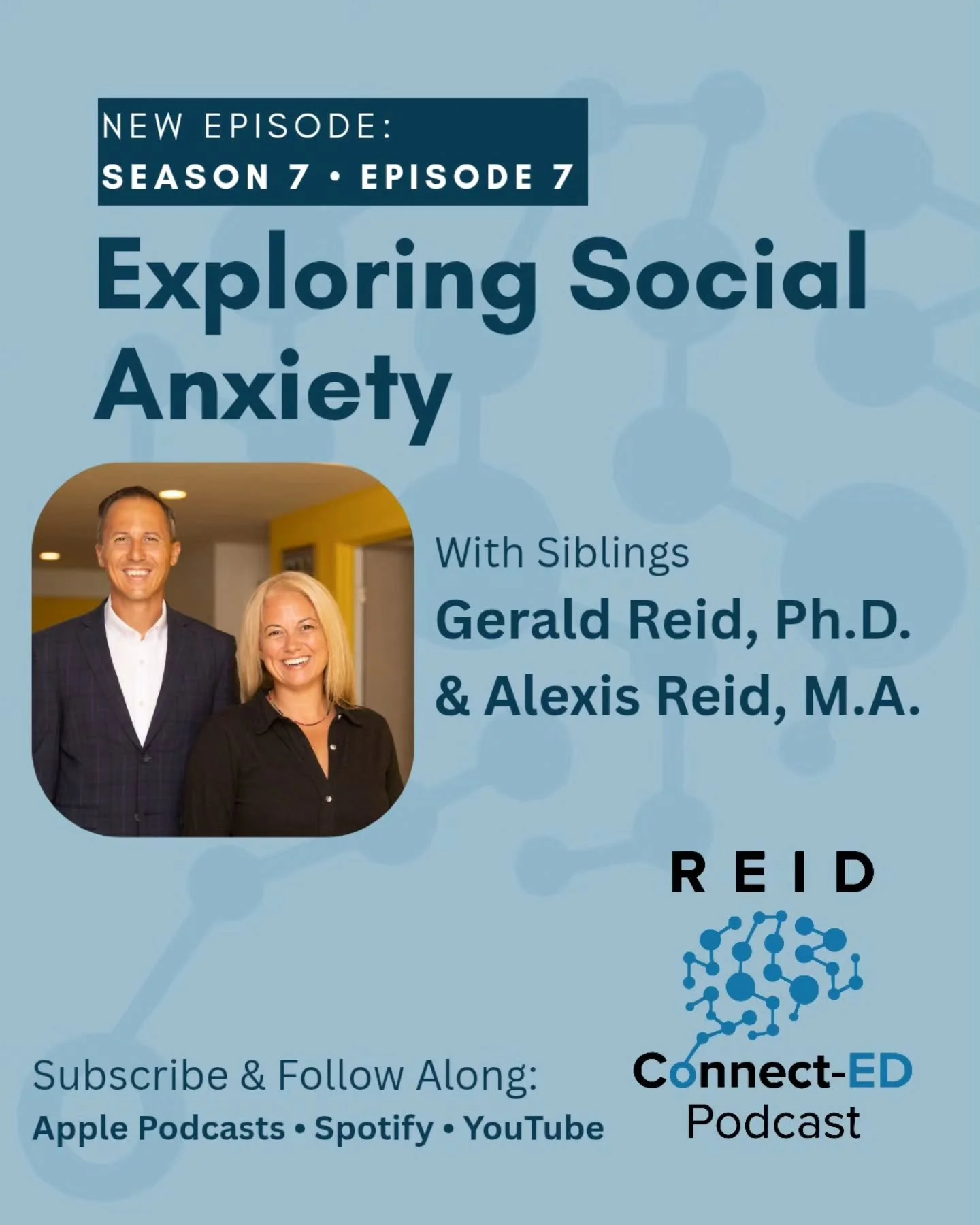 S7 E7: Exploring Social Anxiety
In this episode, Gerald and Alexis explore the experience of social anxiety for the second time on this podcast. In this discussion, we try to normalize social anxiety as it relates to the internal human drive for conn