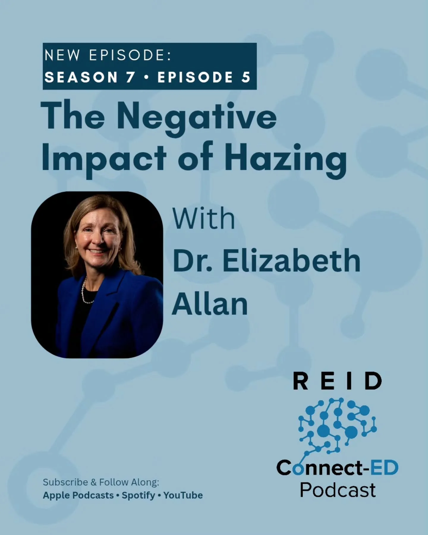 S7 E5: The Negative Impact of Hazing
In this episode, we are hoping to shine a light on the topic of hazing with an expert on the topic, University of Maine researcher and professor, Dr. Elizabeth Allan. In this discussion, we aim to bring the experi