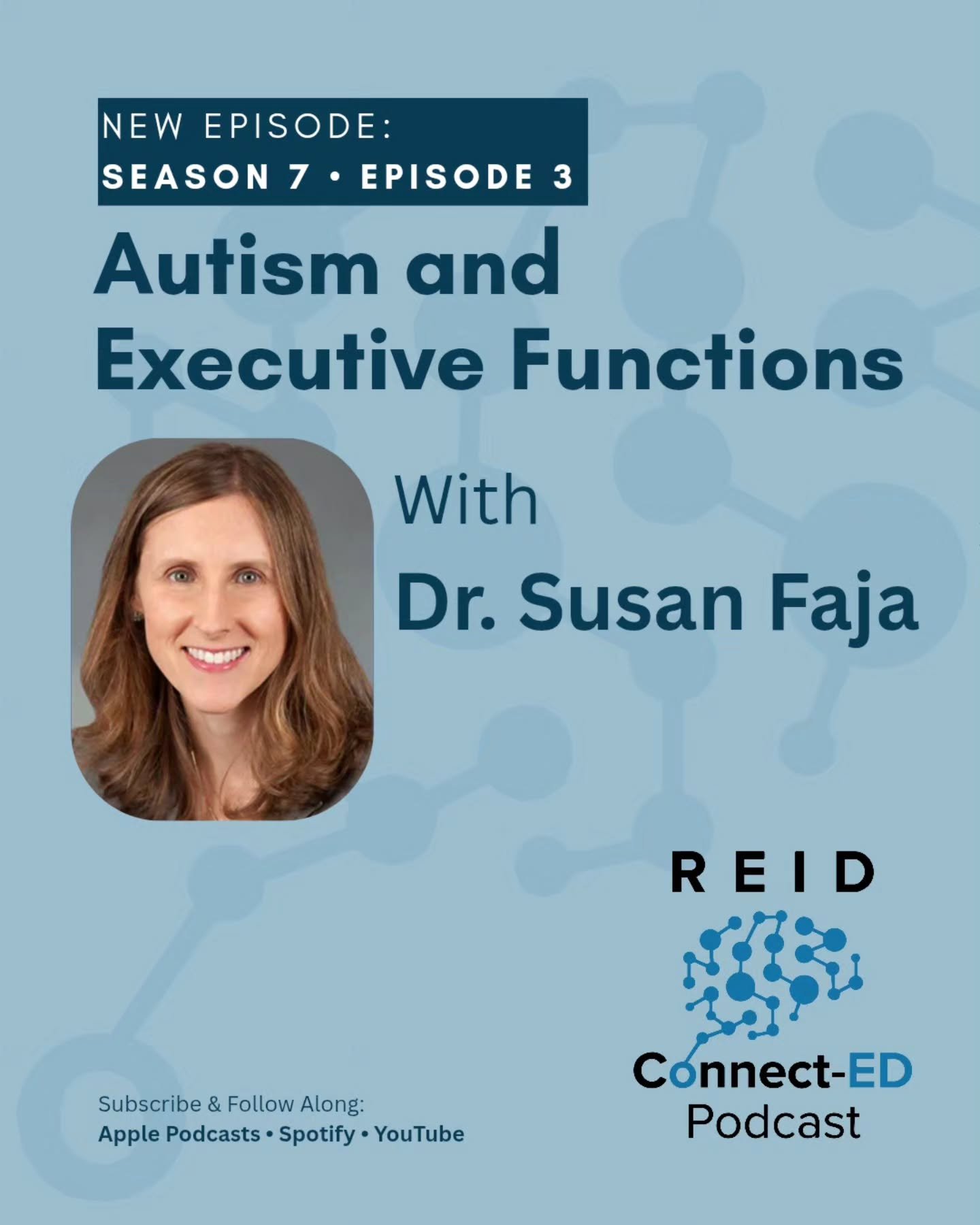 S7 E3: Autism and Executive Functions w/Dr. Susan Faja

In this episode, Gerald and Alexis are joined by Dr. Susan Faja - clinical psychologist from Boston Children&rsquo;s Hospital - to discuss executive functions among individuals on the Autism spe