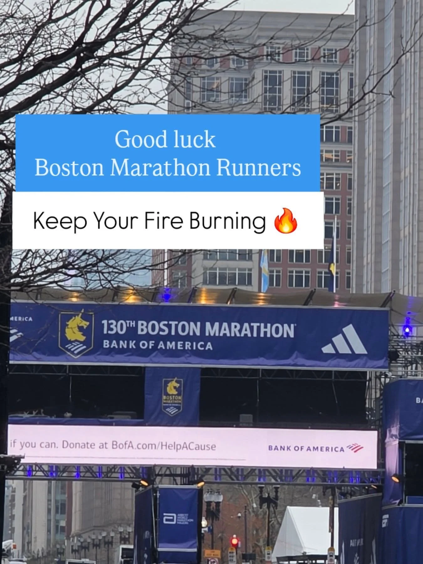 Good luck @bostonmarathon @teambaa runners 🏃&zwj;♀️ 🏃&zwj;♂️ A little Jerapy to pull on through and Keep Your Fire Burning 🔥 
www.Jerapy.com 🎶 

#bostonmarathon 
#bostonmarathon2026 
#patience
#marathon
#running