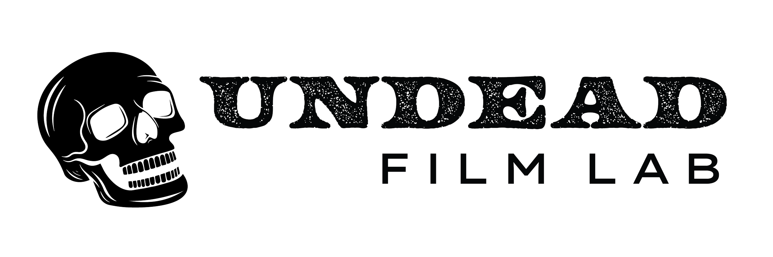 Logo of Undead Film Lab with a skull graphic and the text 'Undead Film Lab'.