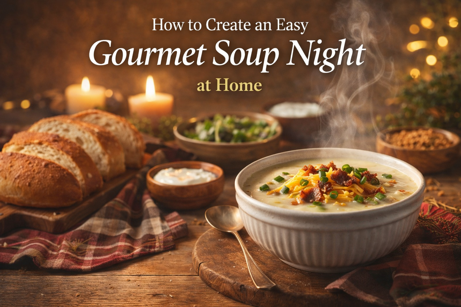How to Create an Easy Gourmet Soup Night at Home