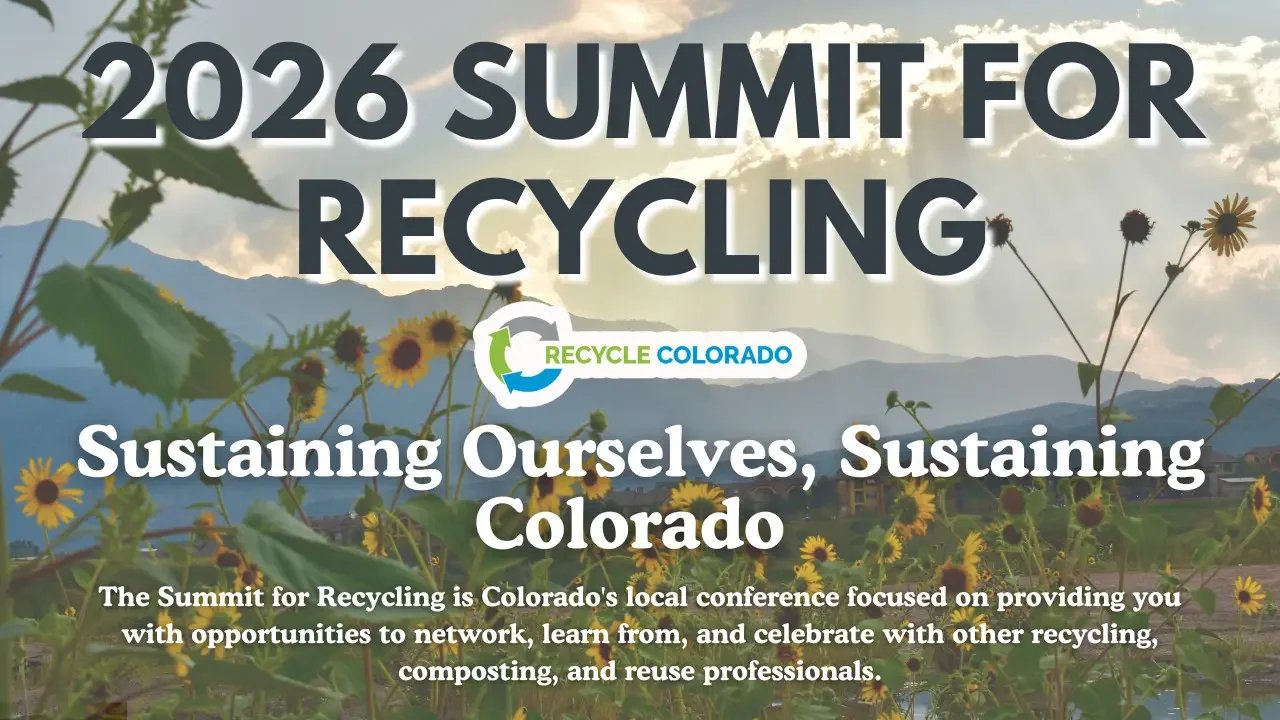 Recycle Colorado: 2026 Summit for Recycling (Westminster)