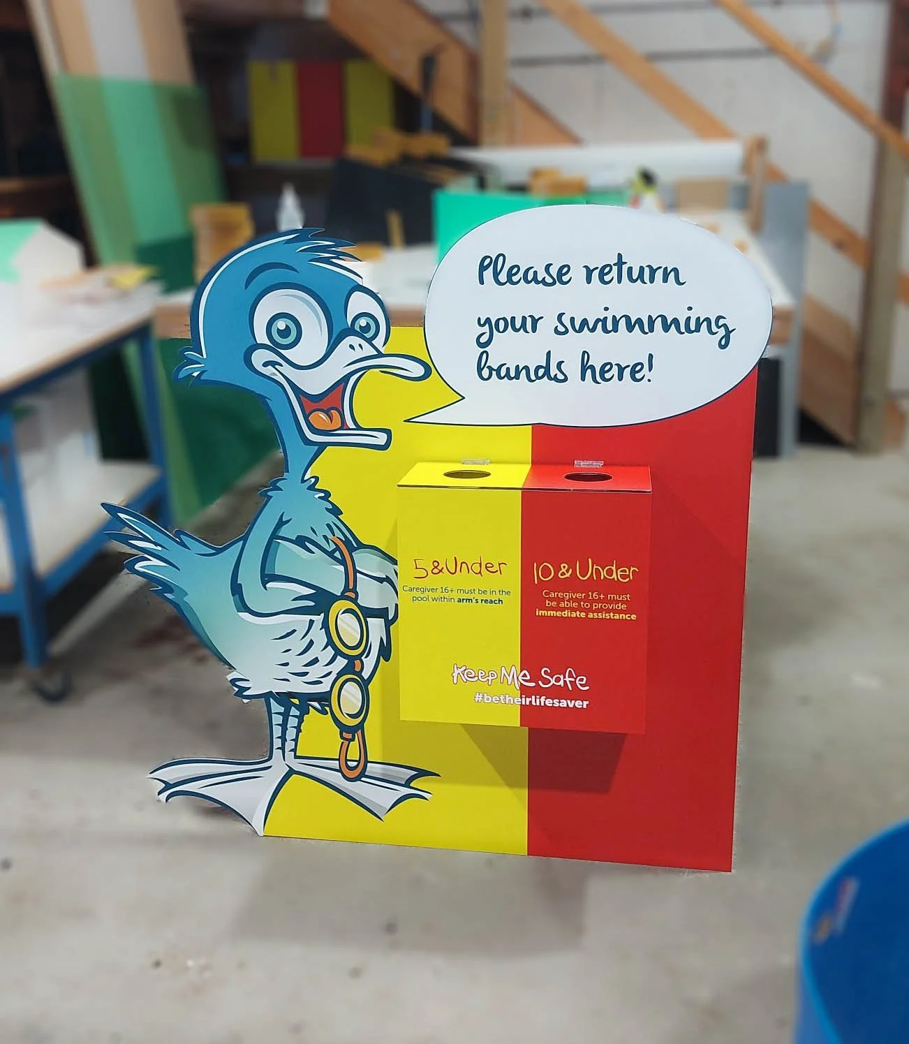 Pool Wristband Collection Display