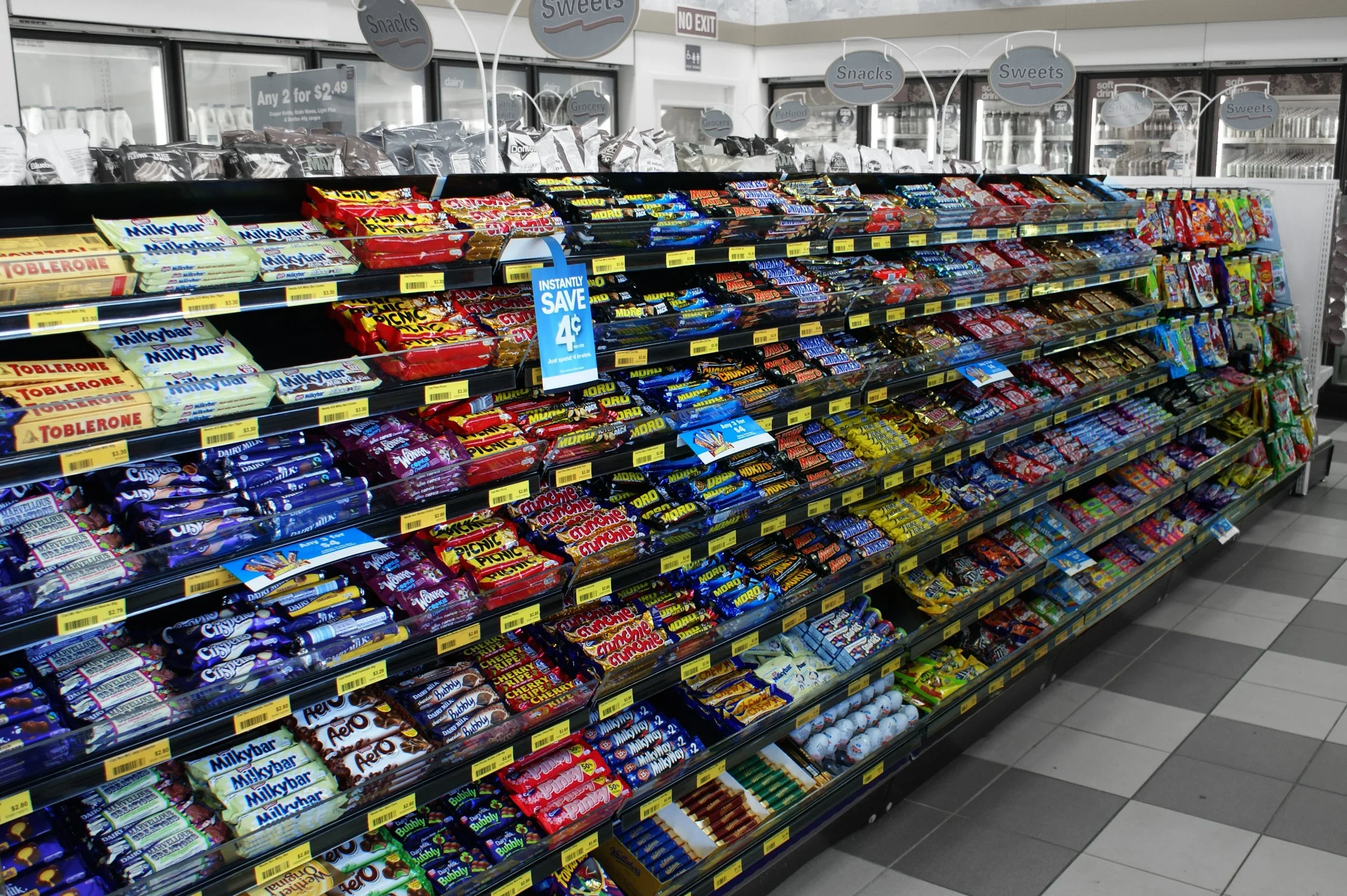Mobil Service Station Shelving