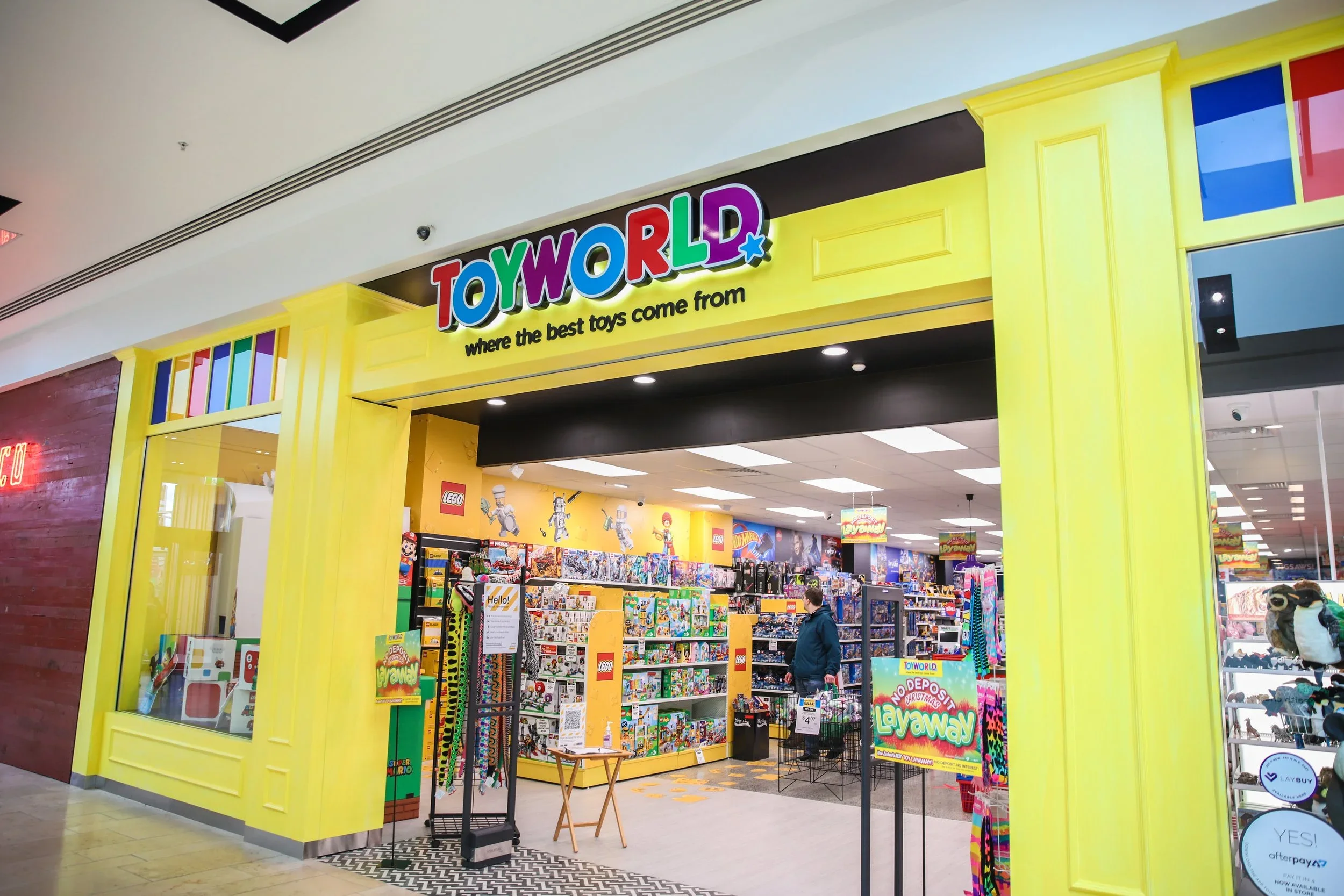 Toyworld Bayfair Signage and Joinery