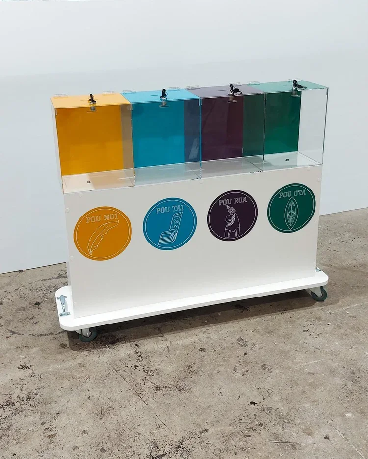 Acrylic School House Point Token Trolley