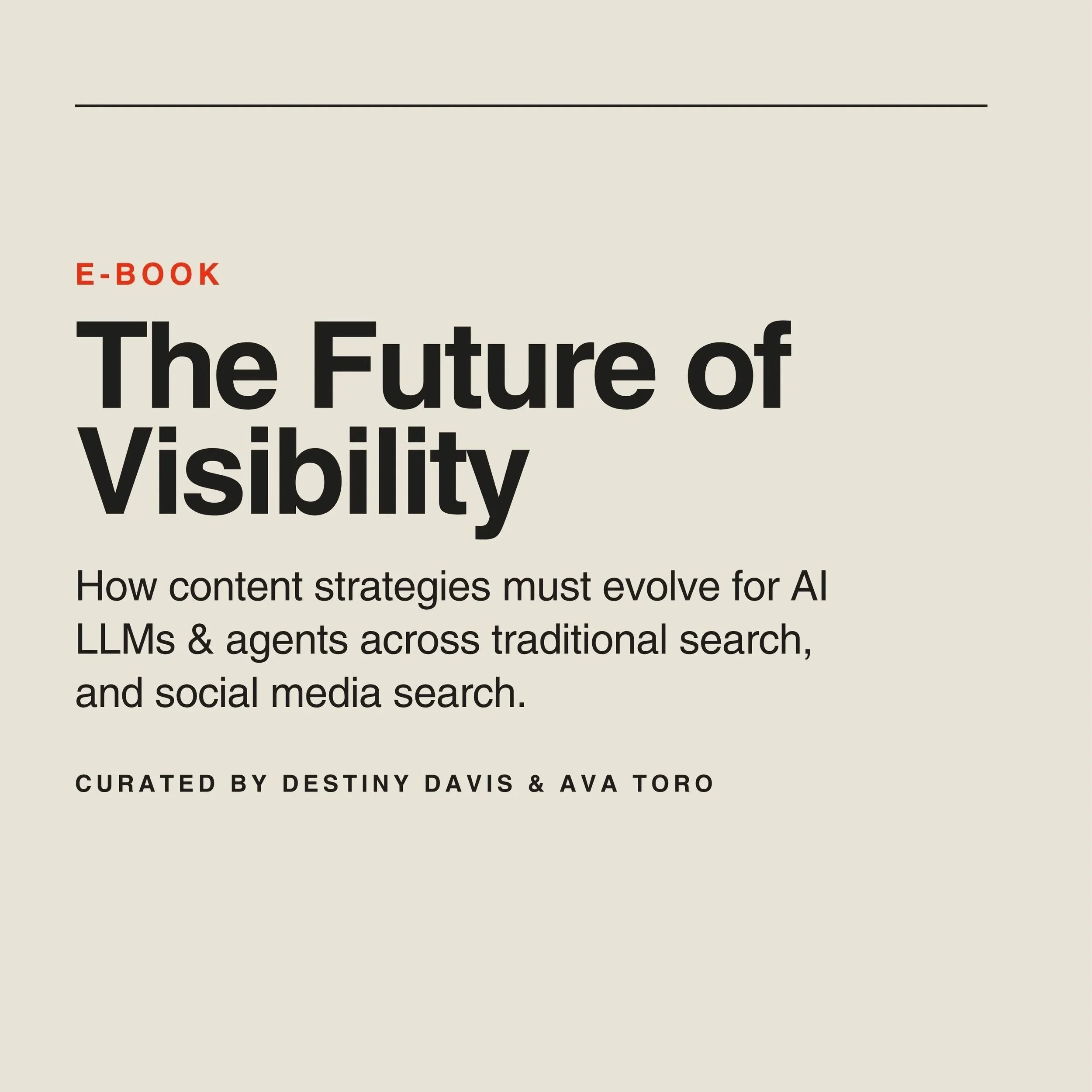 The Future of Visibility: Content strategies to show up in AI search