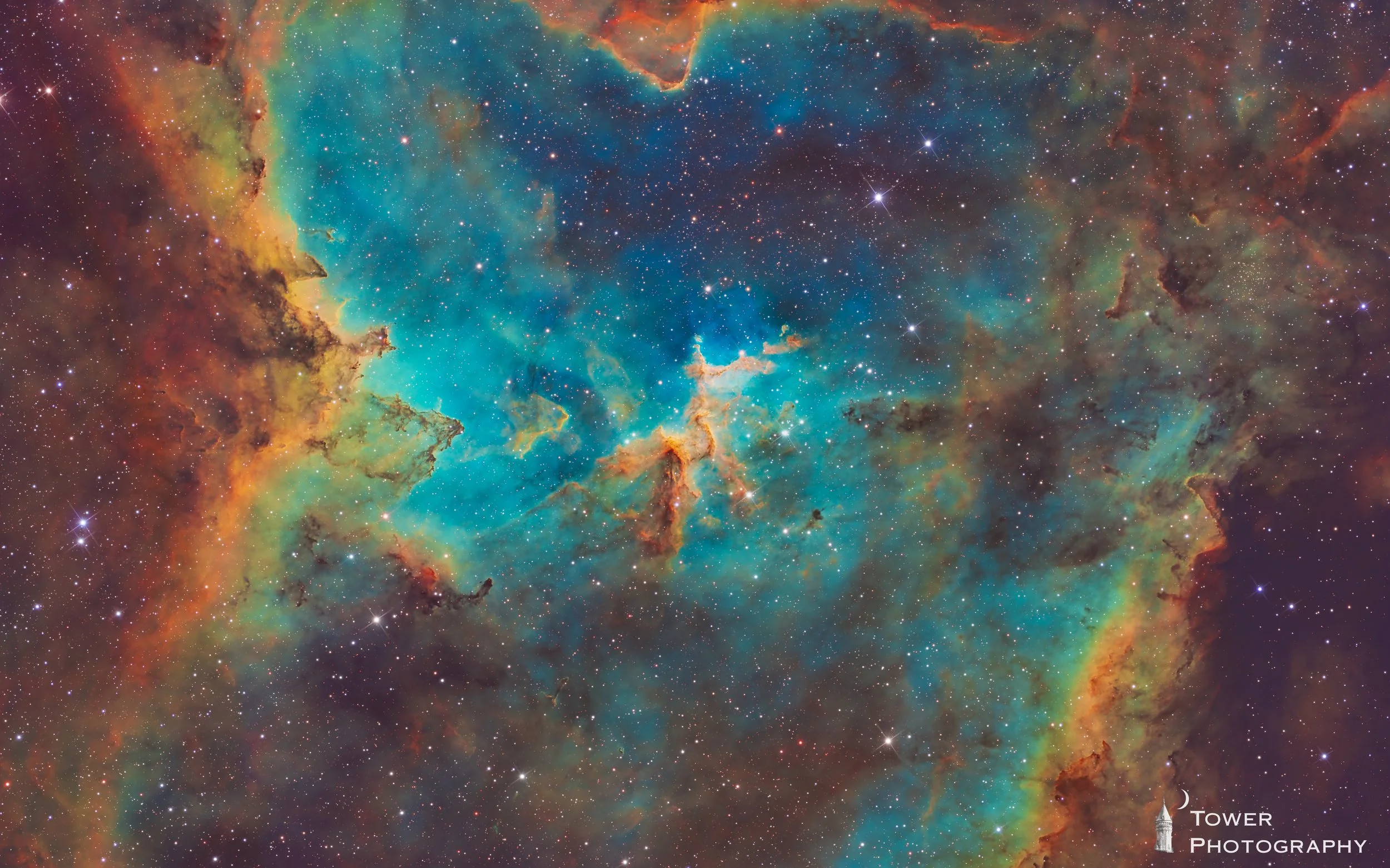 Melotte 15 and IC 1805 Heart Nebula
