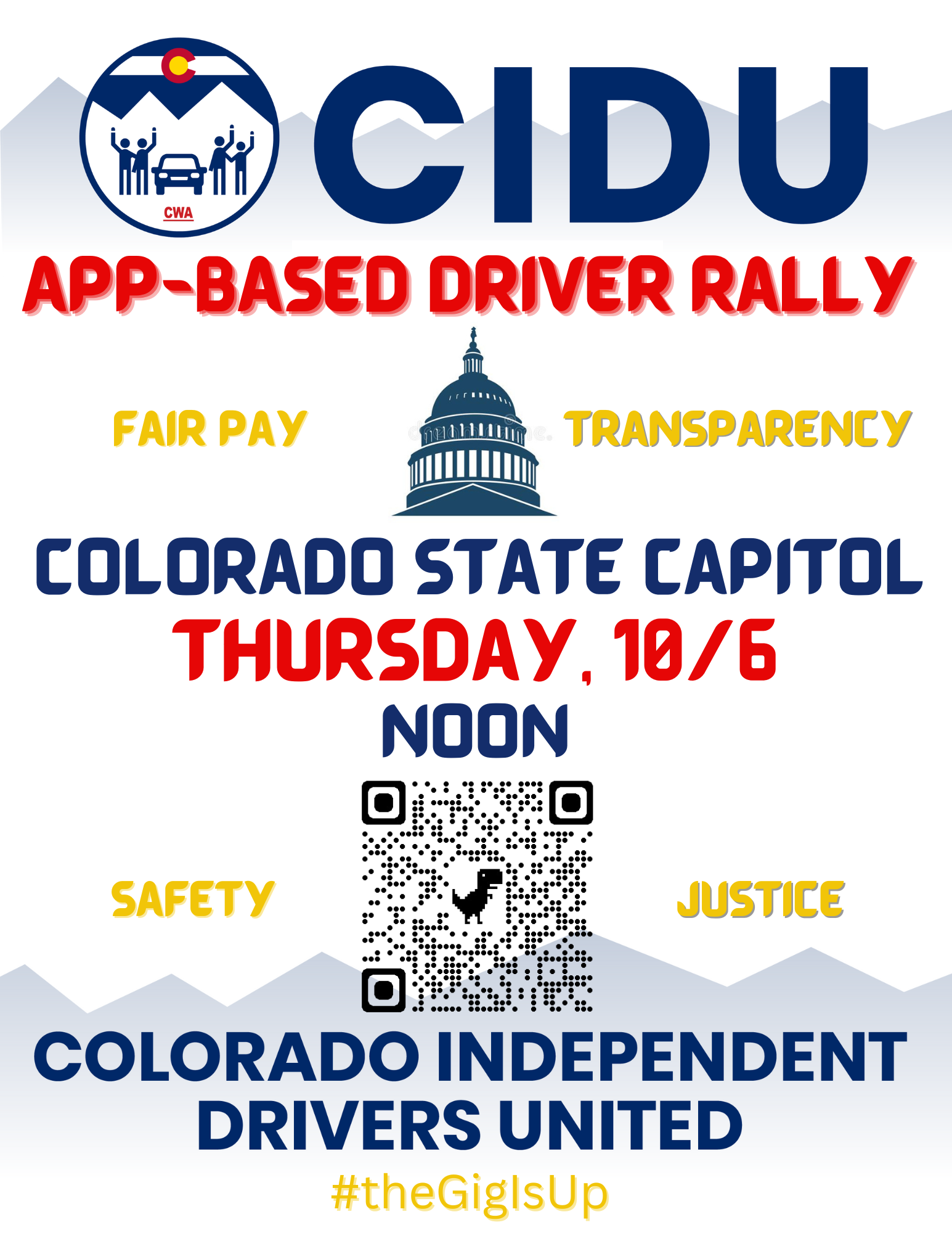 CIDU App-Based Driver Rally