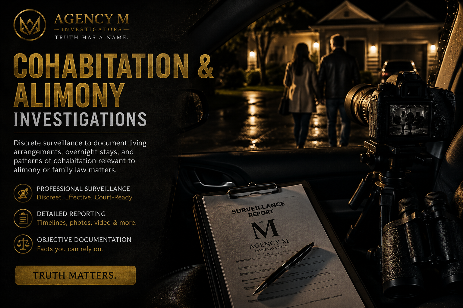 Cohabitation & Alimony Investigations