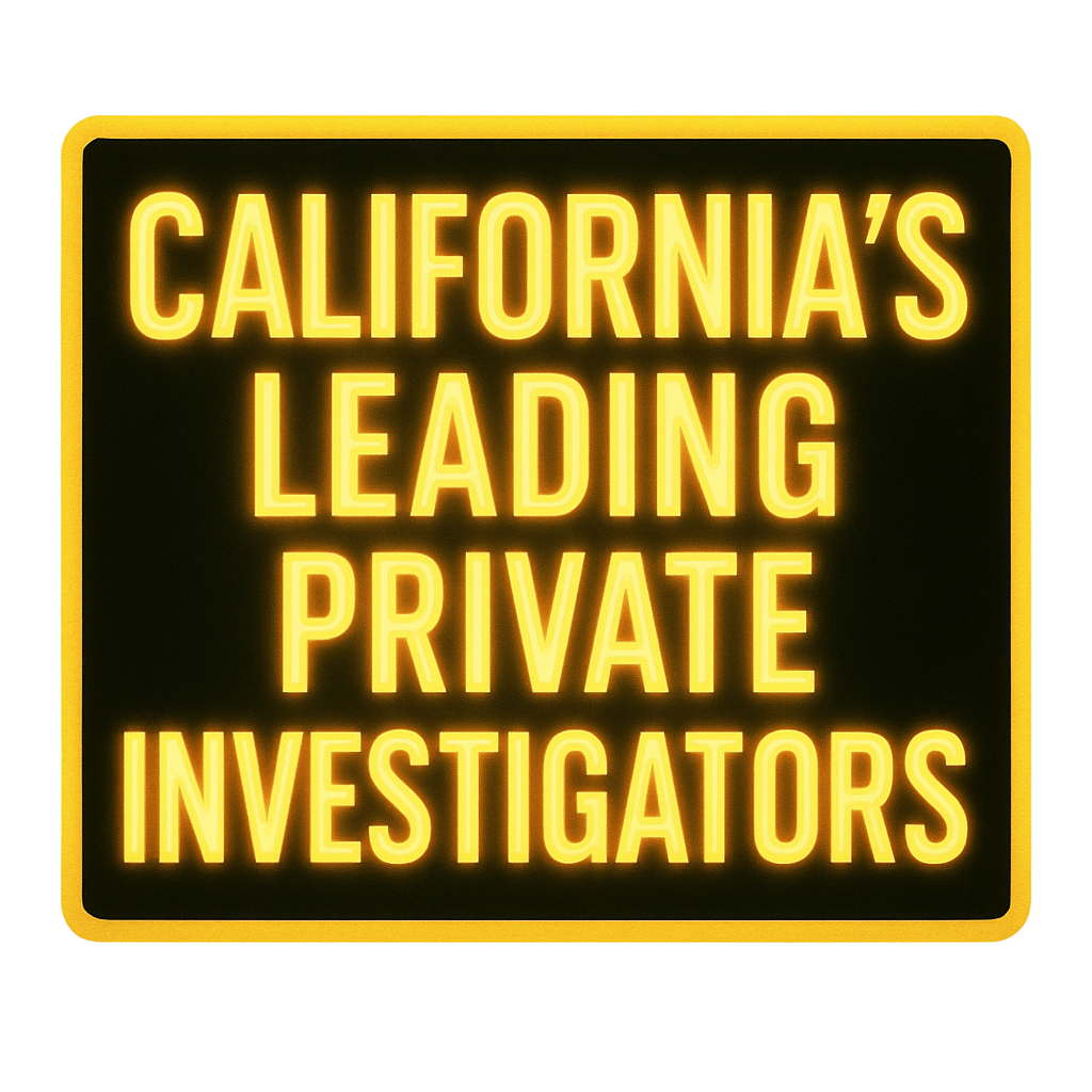 California's Leading Private Investigators.