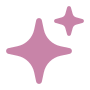 Pink sparkle star graphic