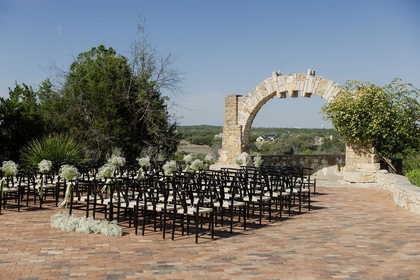 Camp Lucy wedding ceremony space