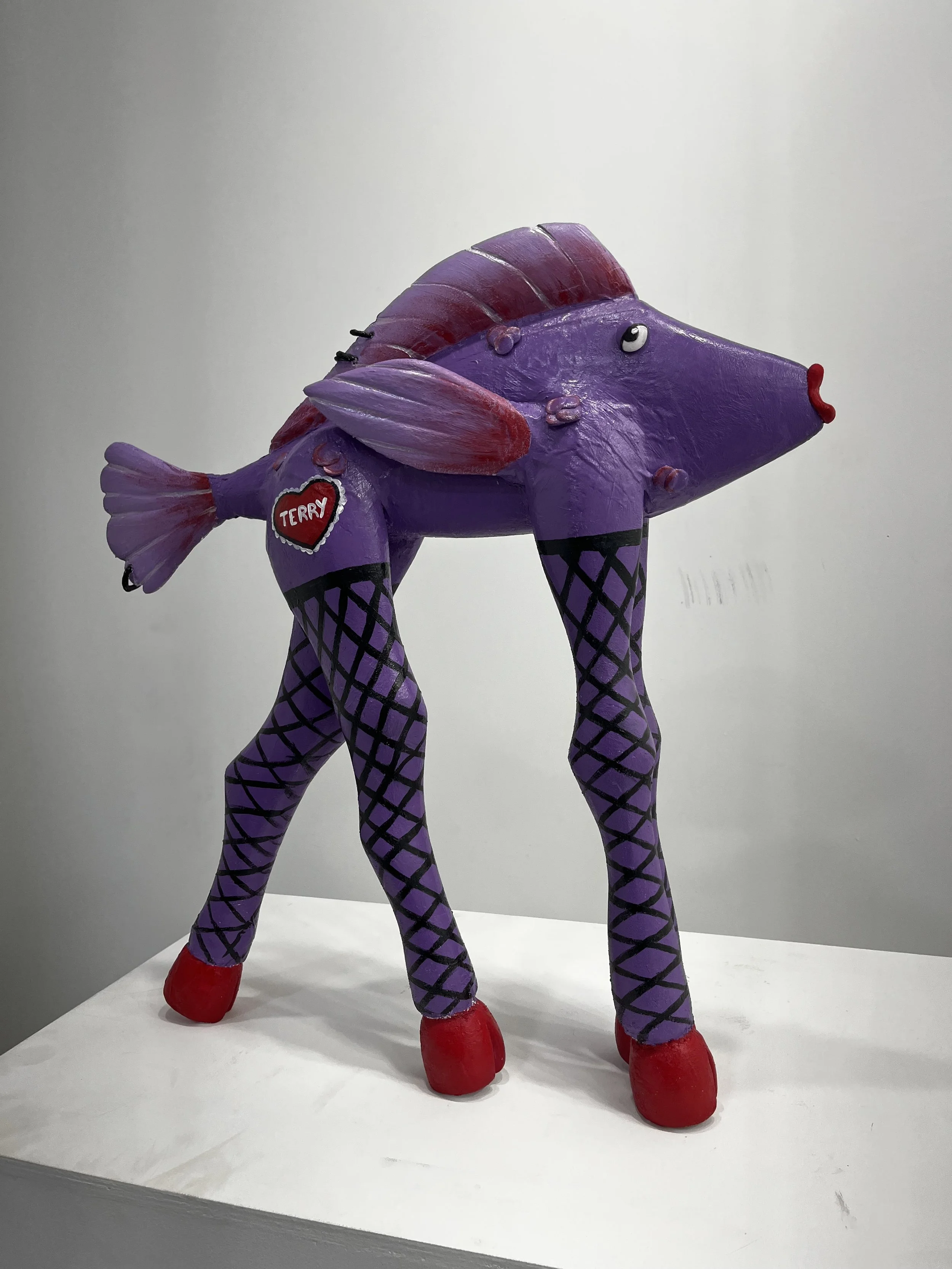 Sonnie Canoy_Fish Out of Water_10.20.25_Mixed Media_22inx4.5inx22in (2).jpeg