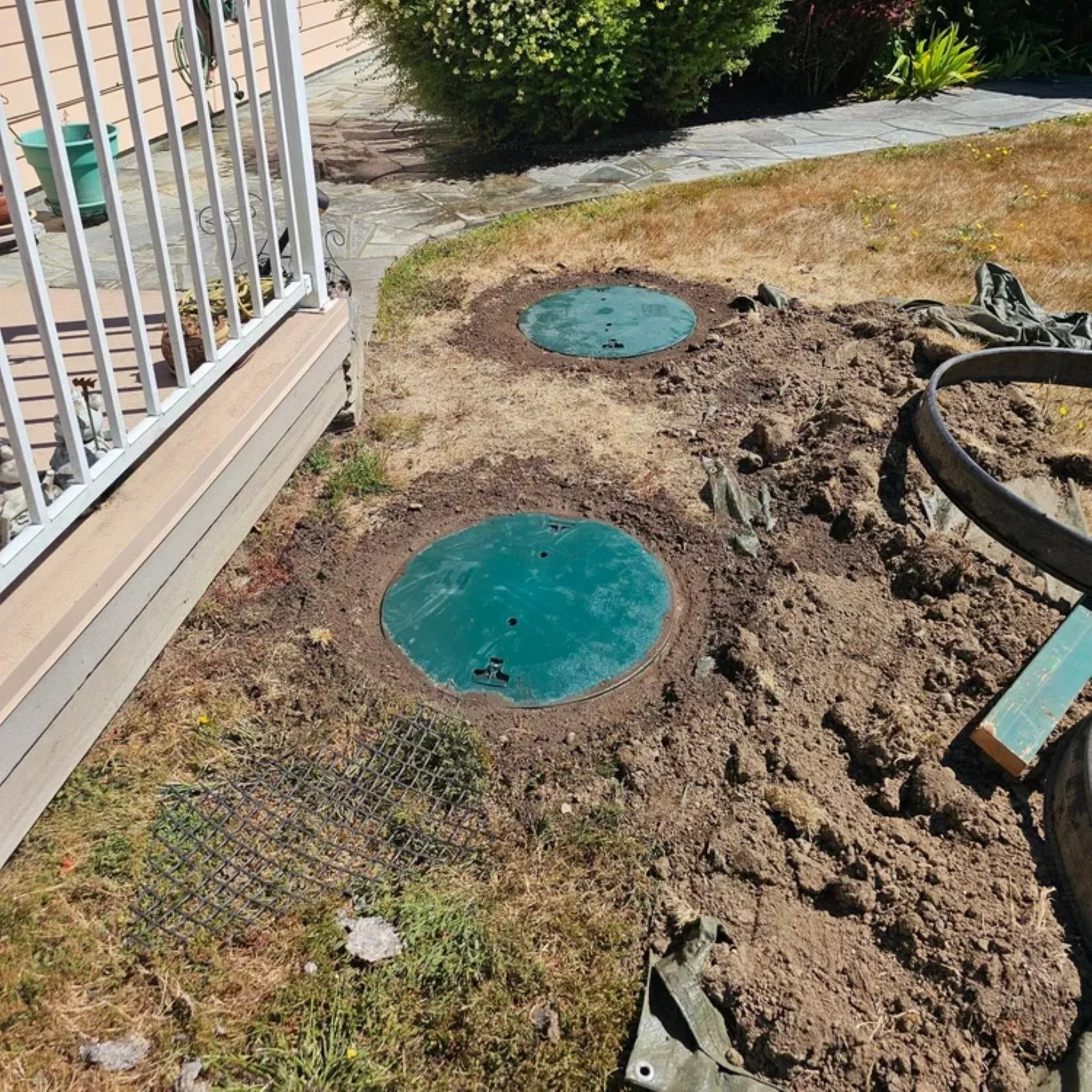 Septic lids with new risers