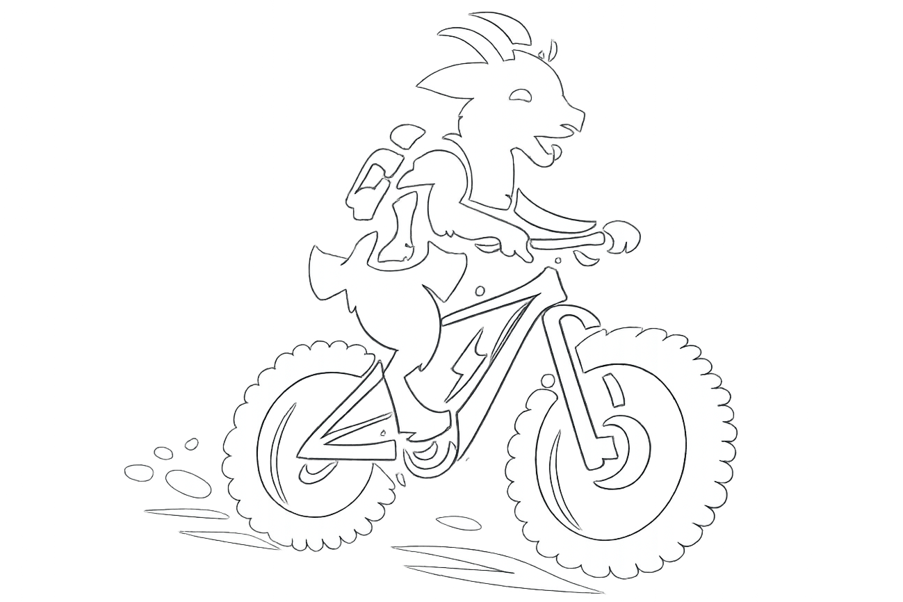 Goat Biker