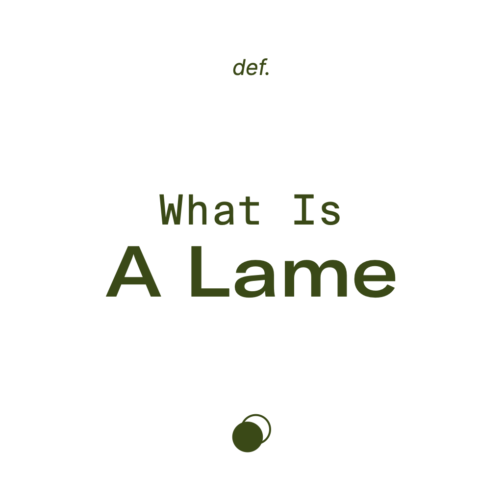 What Is A Lame?