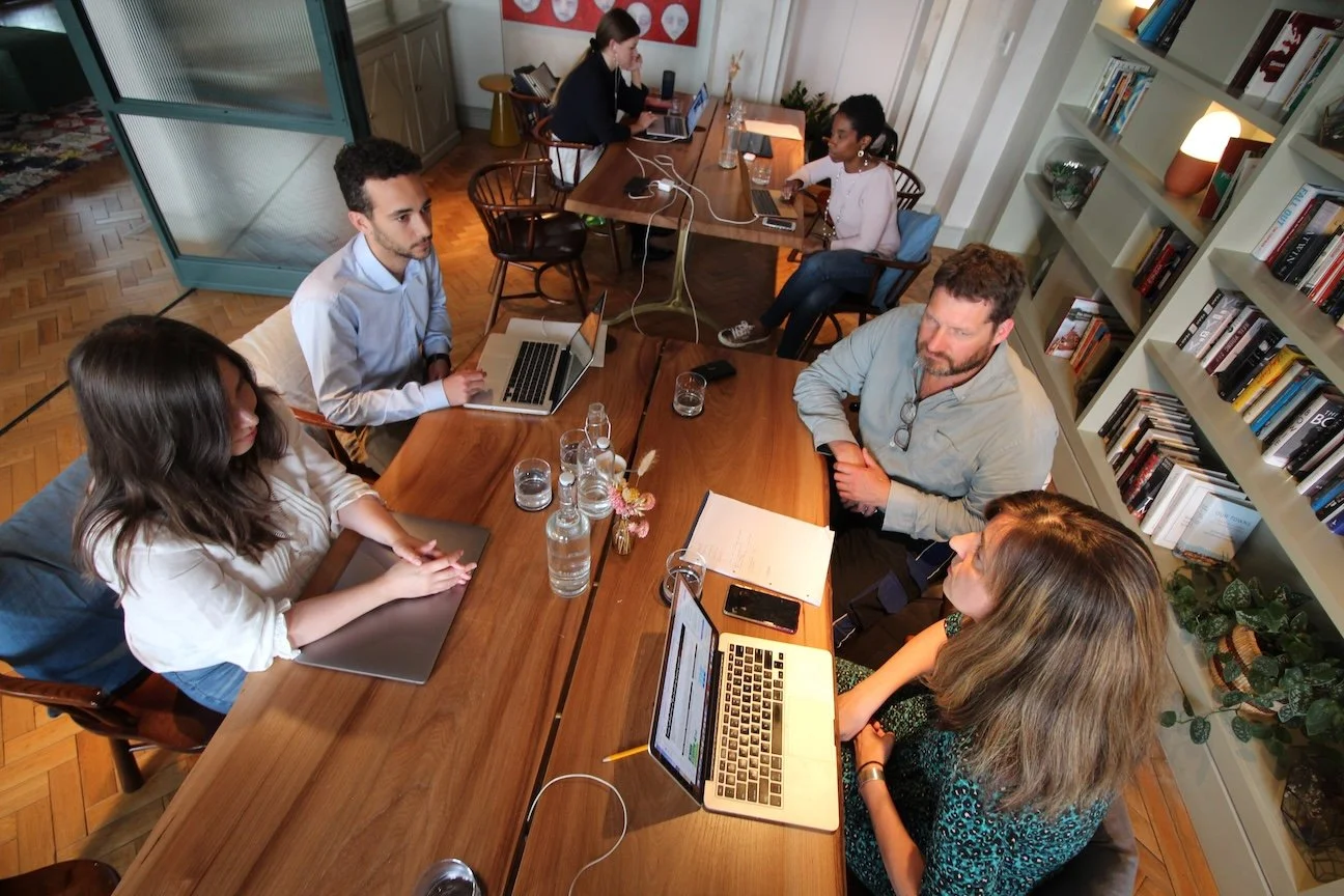 Team doing work at OSS