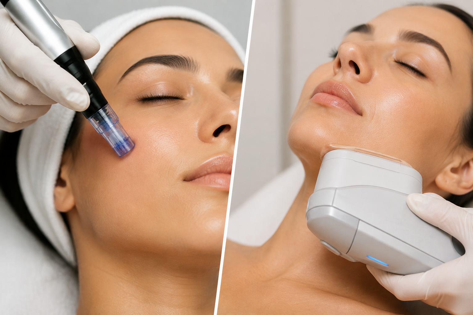 HIFU vs. RF Microneedling