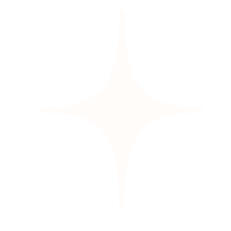 A white star-shaped symbol with four points on a black background.