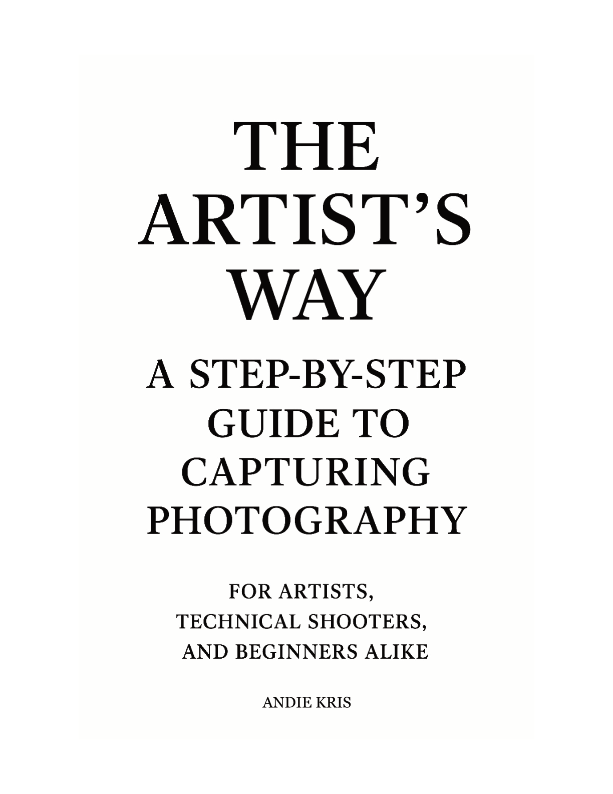 The Artist's WaY