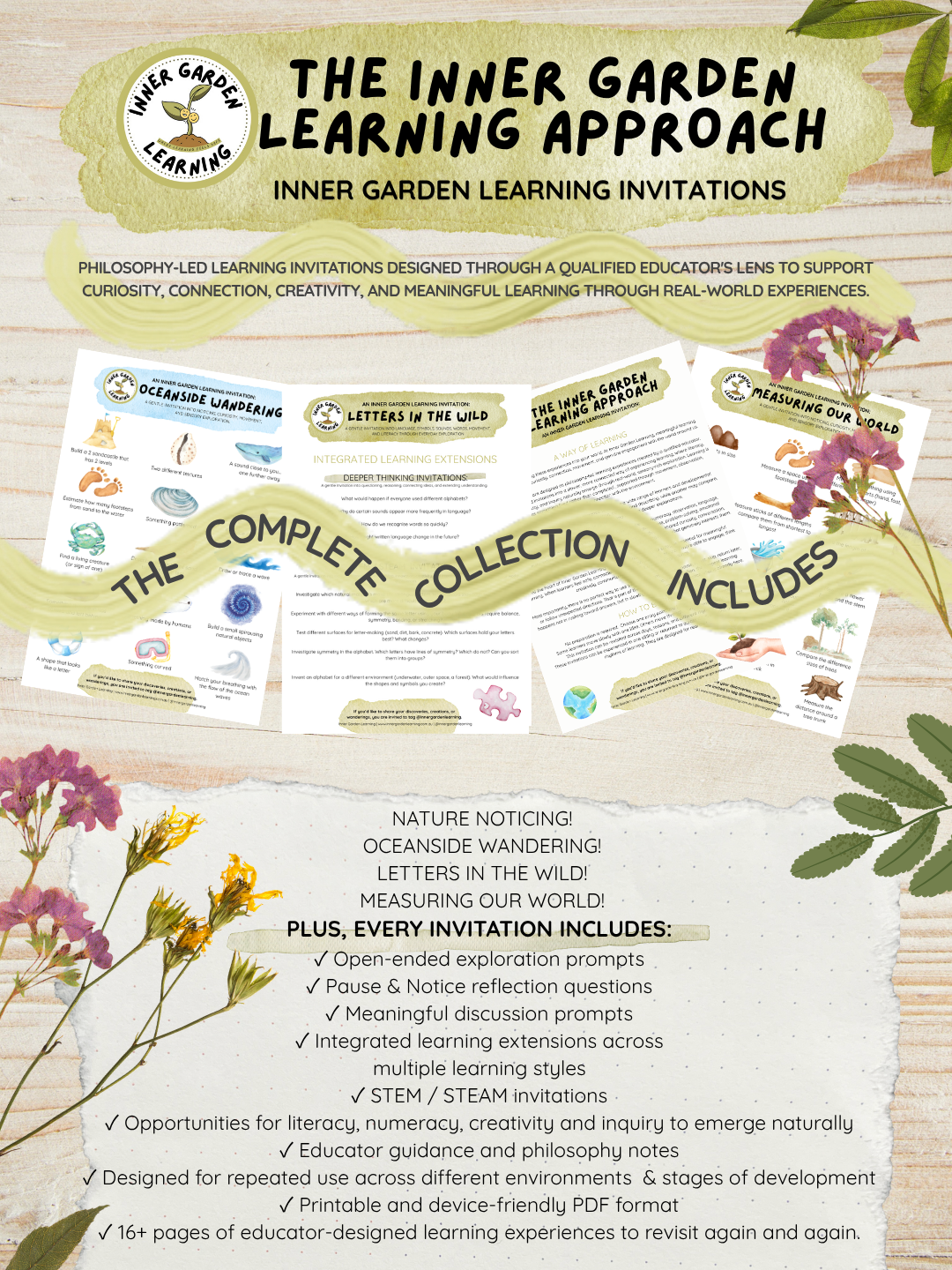 The Inner Garden Learning Invitation Collection