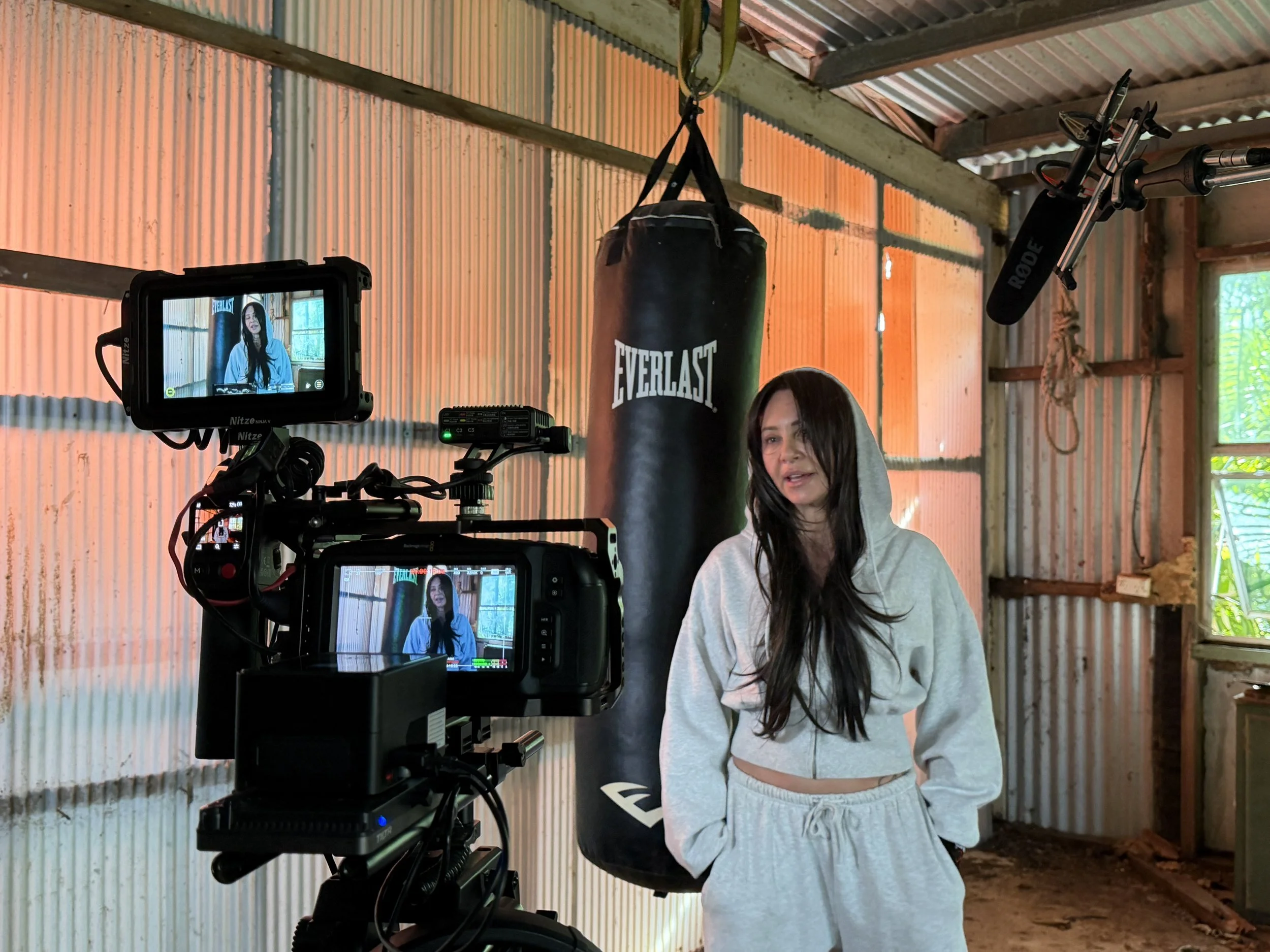 Angela De Groot Showreel Shoot