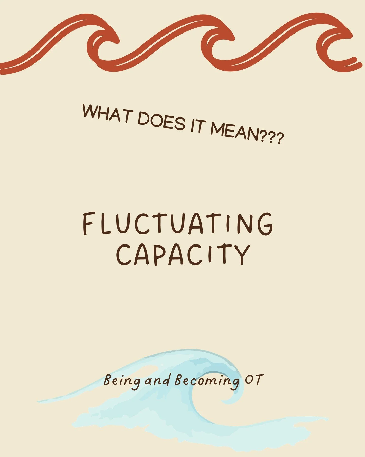 Ever heard of fluctuating capacity? 

It's the ebb and flow of your nervous system.