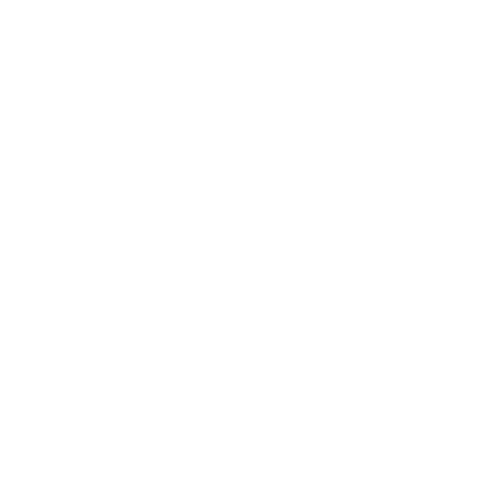 Silhouette of a flower with seven petals on a black background.