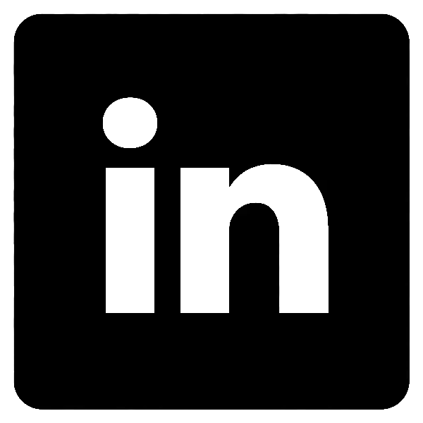 Black and white line drawing of the upsidedown share icon on the black background.