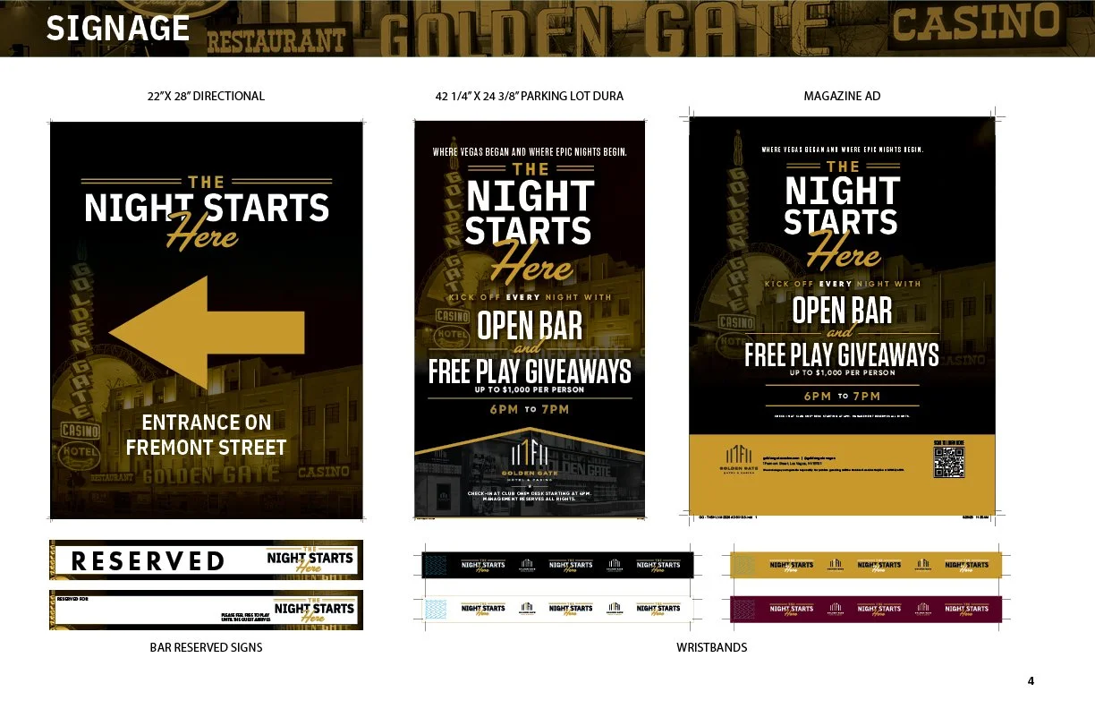 Created a clean, adaptable logo using Golden Gate’s established color palette and typefaces. The design feels familiar - reinforcing brand consistency while introducing a fresh, event-specific identity.