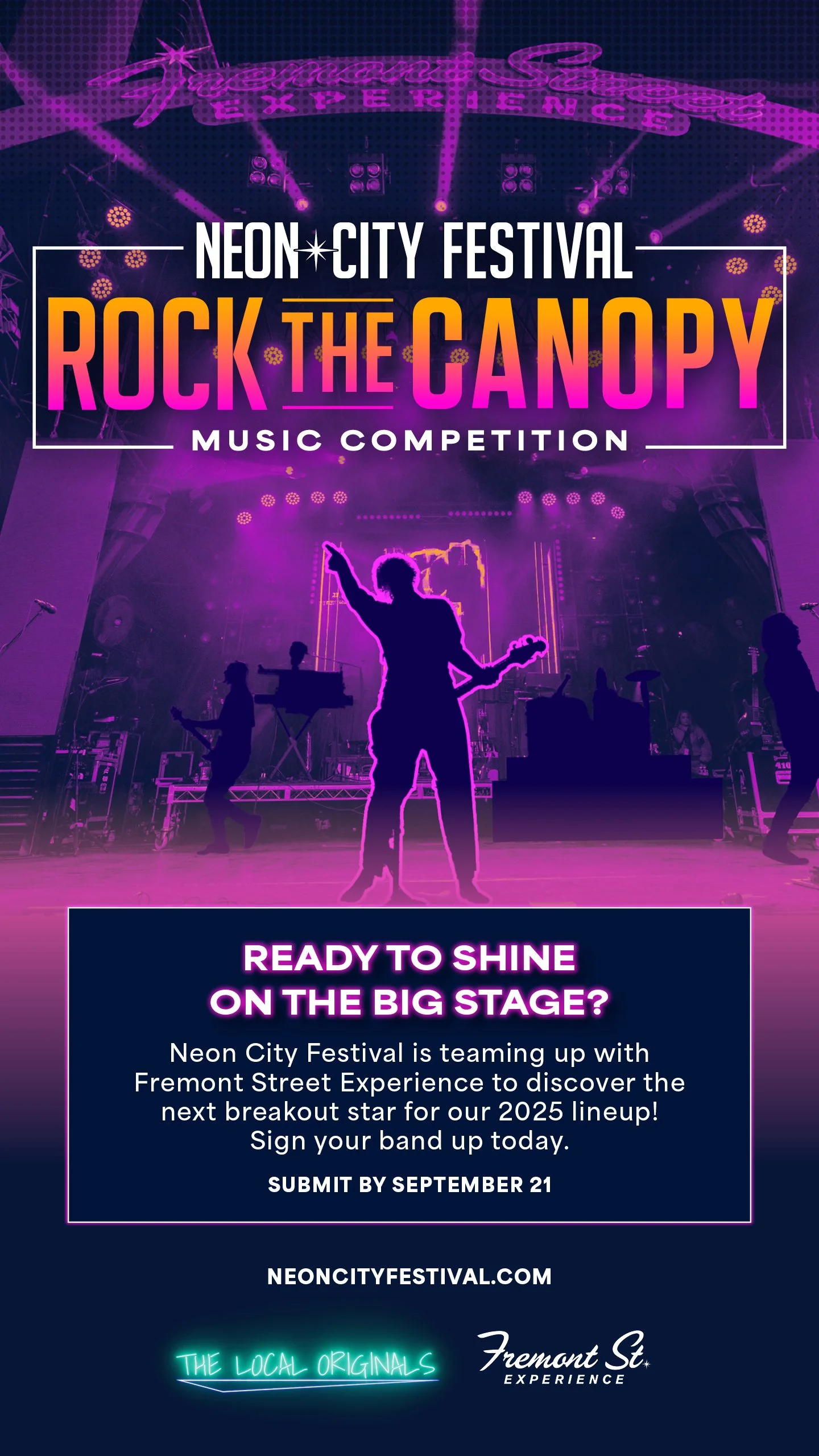 Rock the Canopy Battle of the Bands Flyer