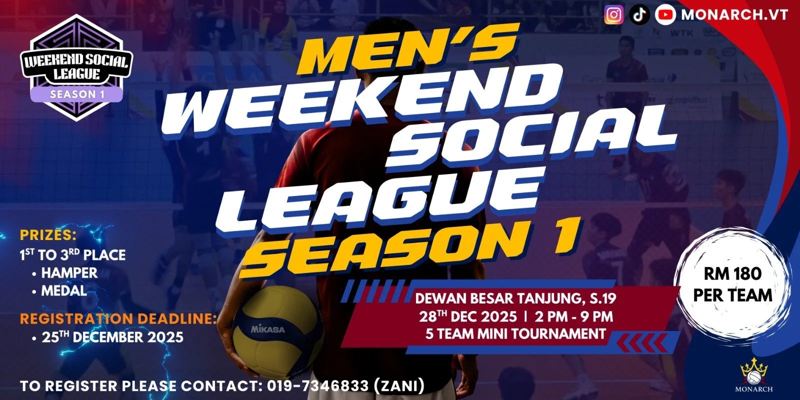 Mens Wekend Social League Season 1 