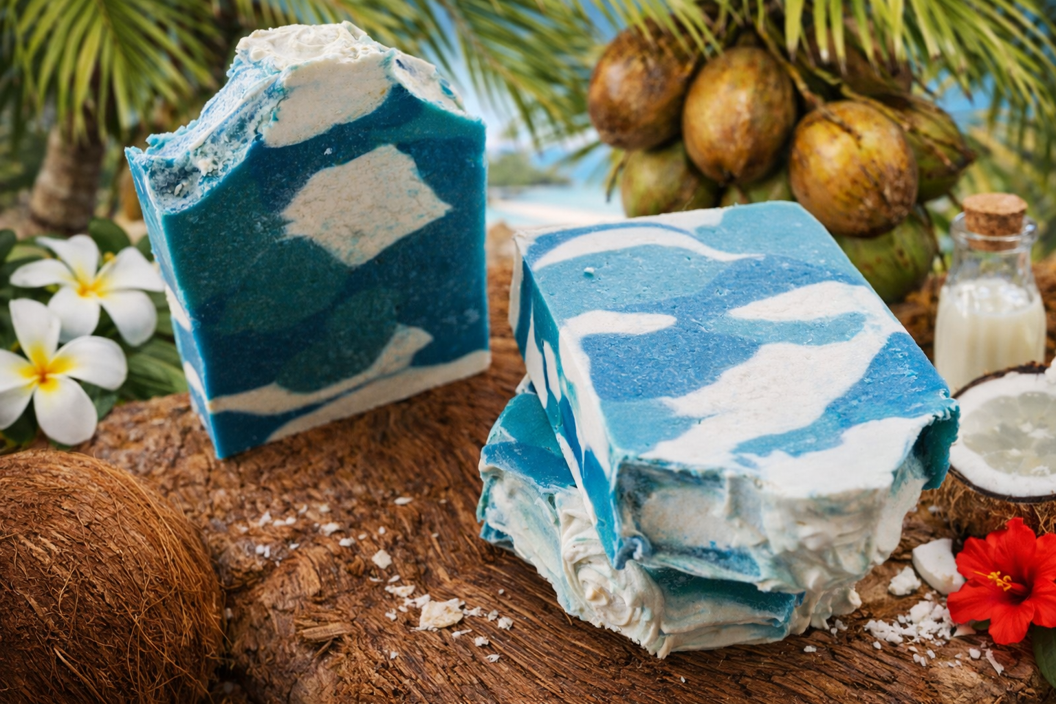 Hawaiian Coconut Goat's Milk Tallow Soap