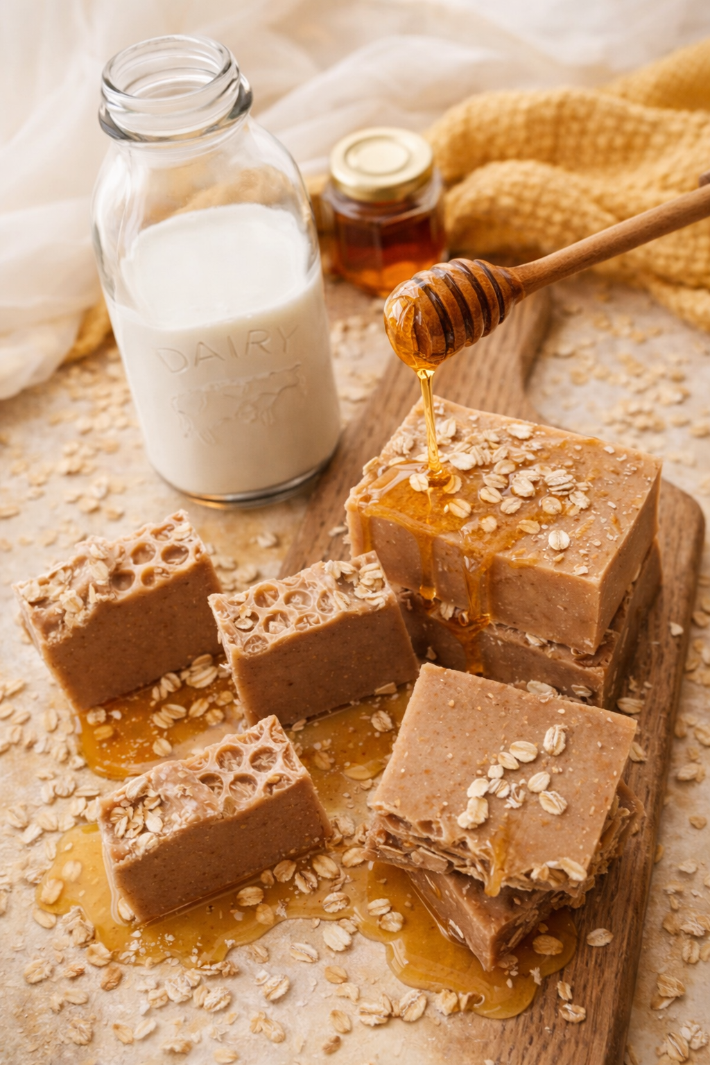 Oatmeal, Milk & Honey Goat's Milk Tallow Soap