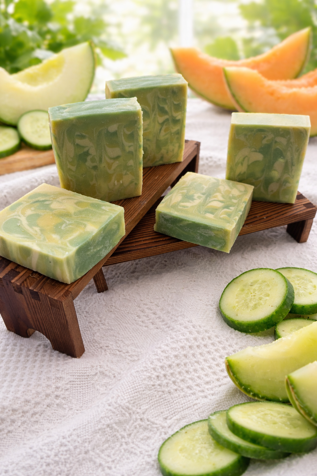 Cucumber Melon Goat’s Milk Tallow Soap