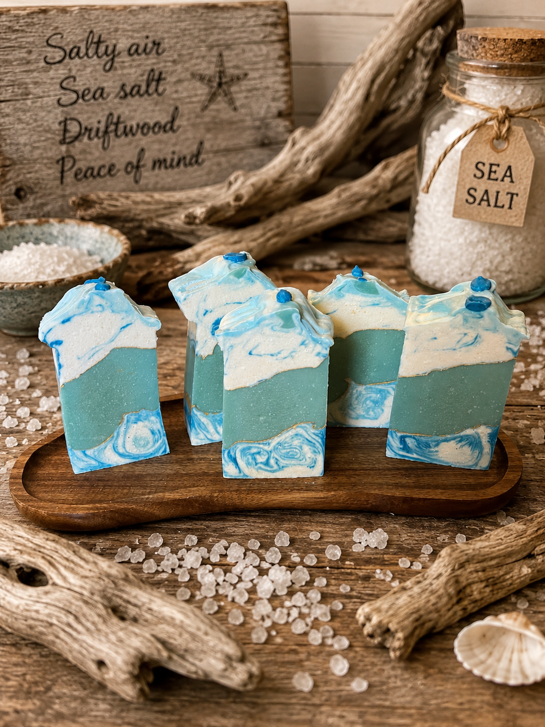 Sea Salt Driftwood Goat’s Milk & Tallow Soap