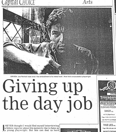 Joe Penhall interview