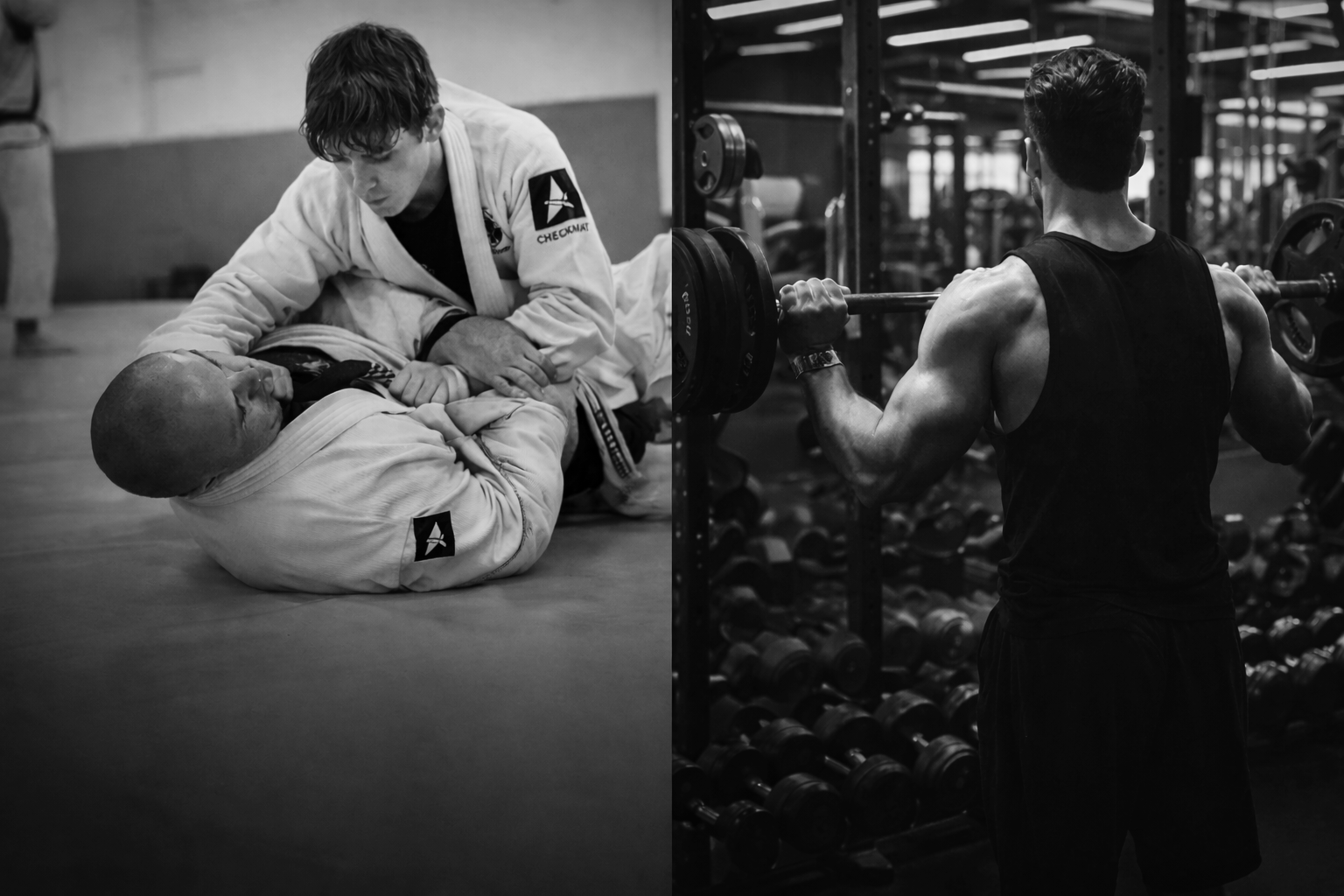 Adult working out at the gym