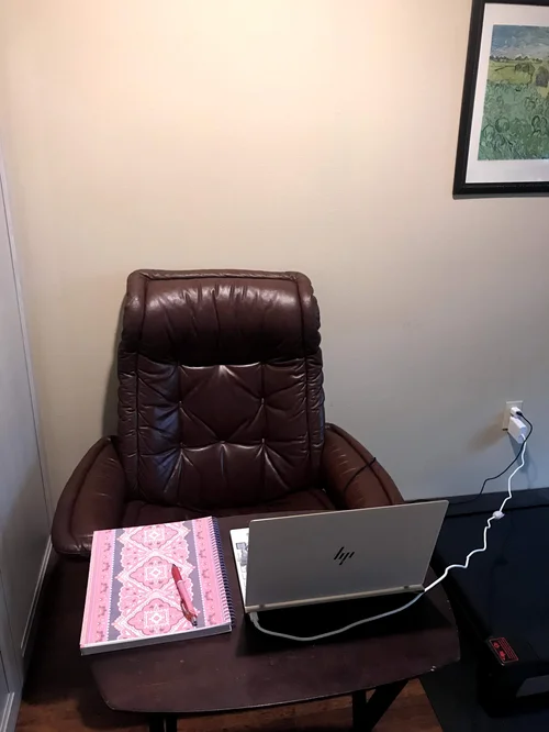 Cozy home workspace