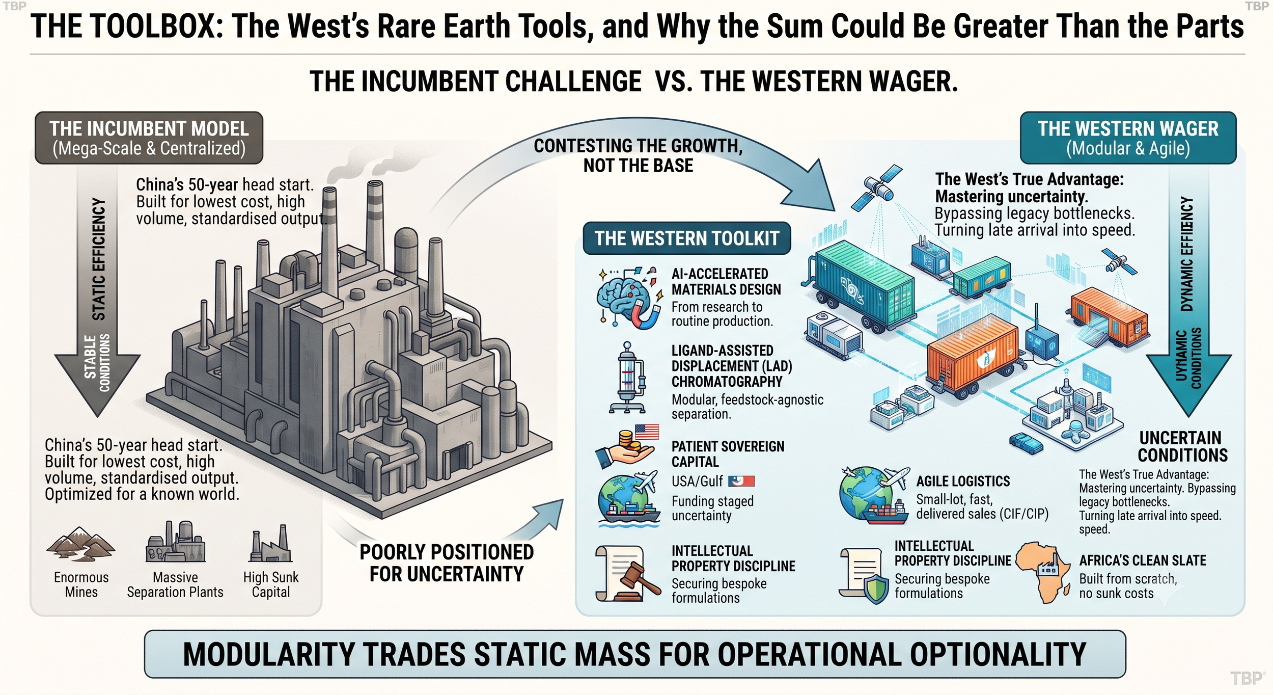The Toolbox: The West's Rare Earth Tools, and Why the Sum Could Be Greater Than the Parts