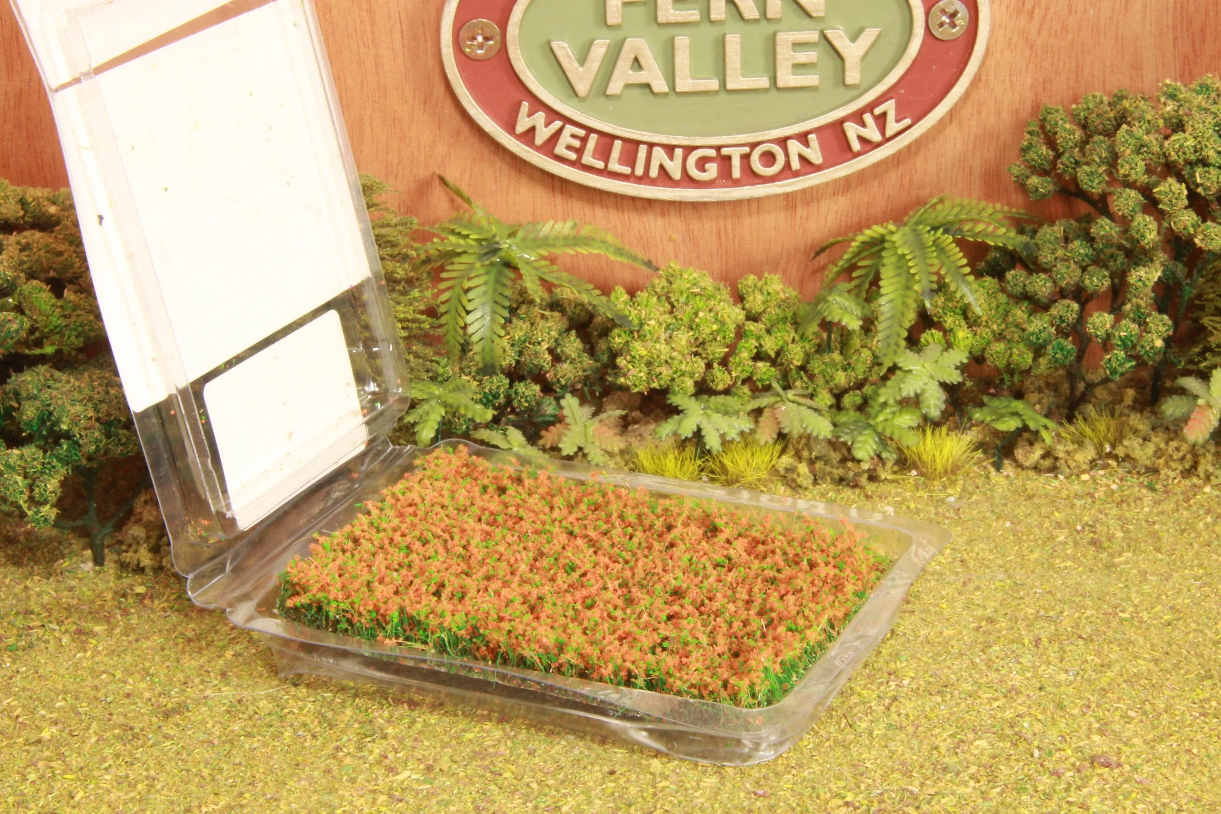 Tearable flower bush - red