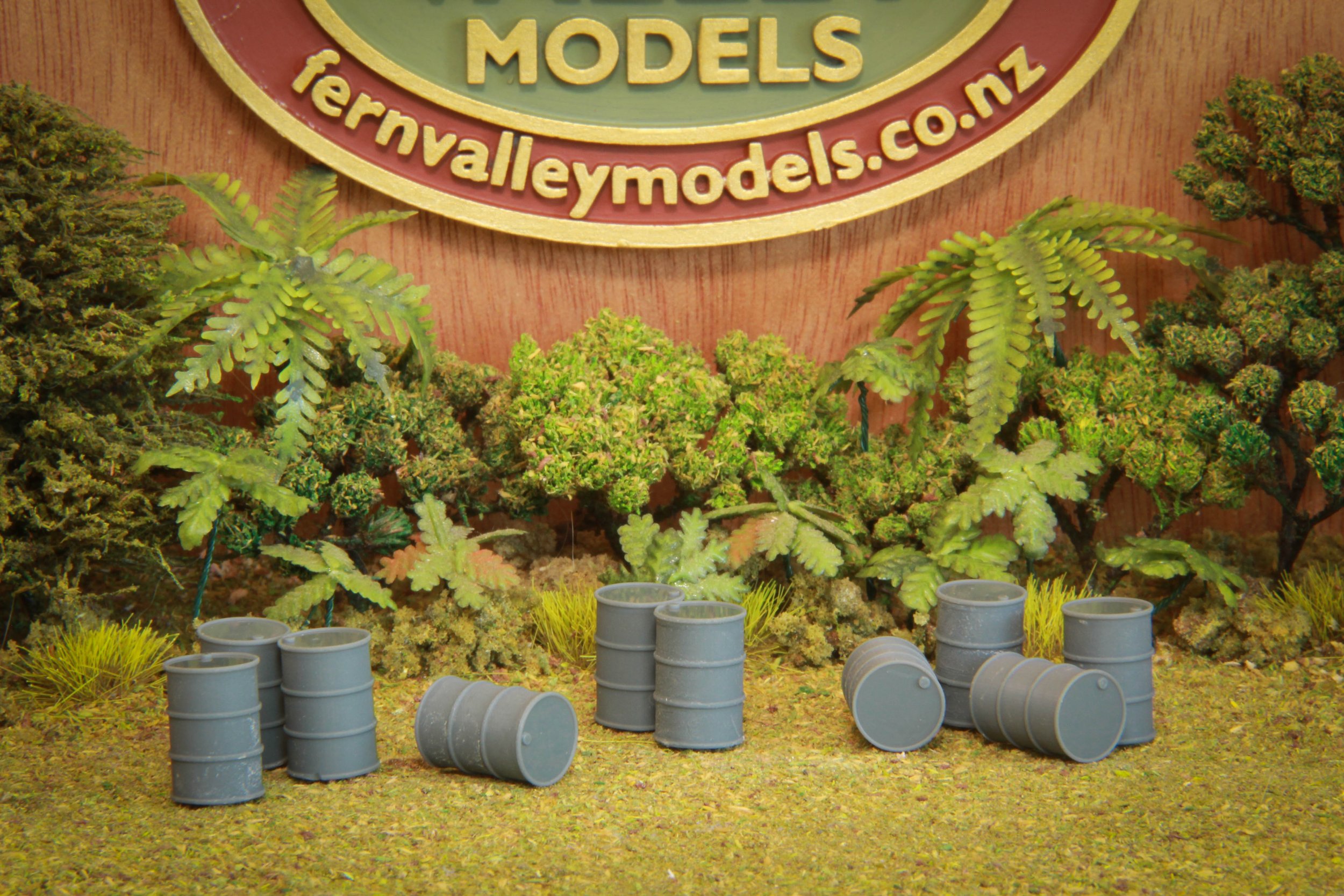 Special - 10 x Oil Drums 1/64 Scale