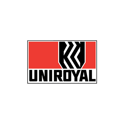 UNIROYAL logo op een witte achtergrond.