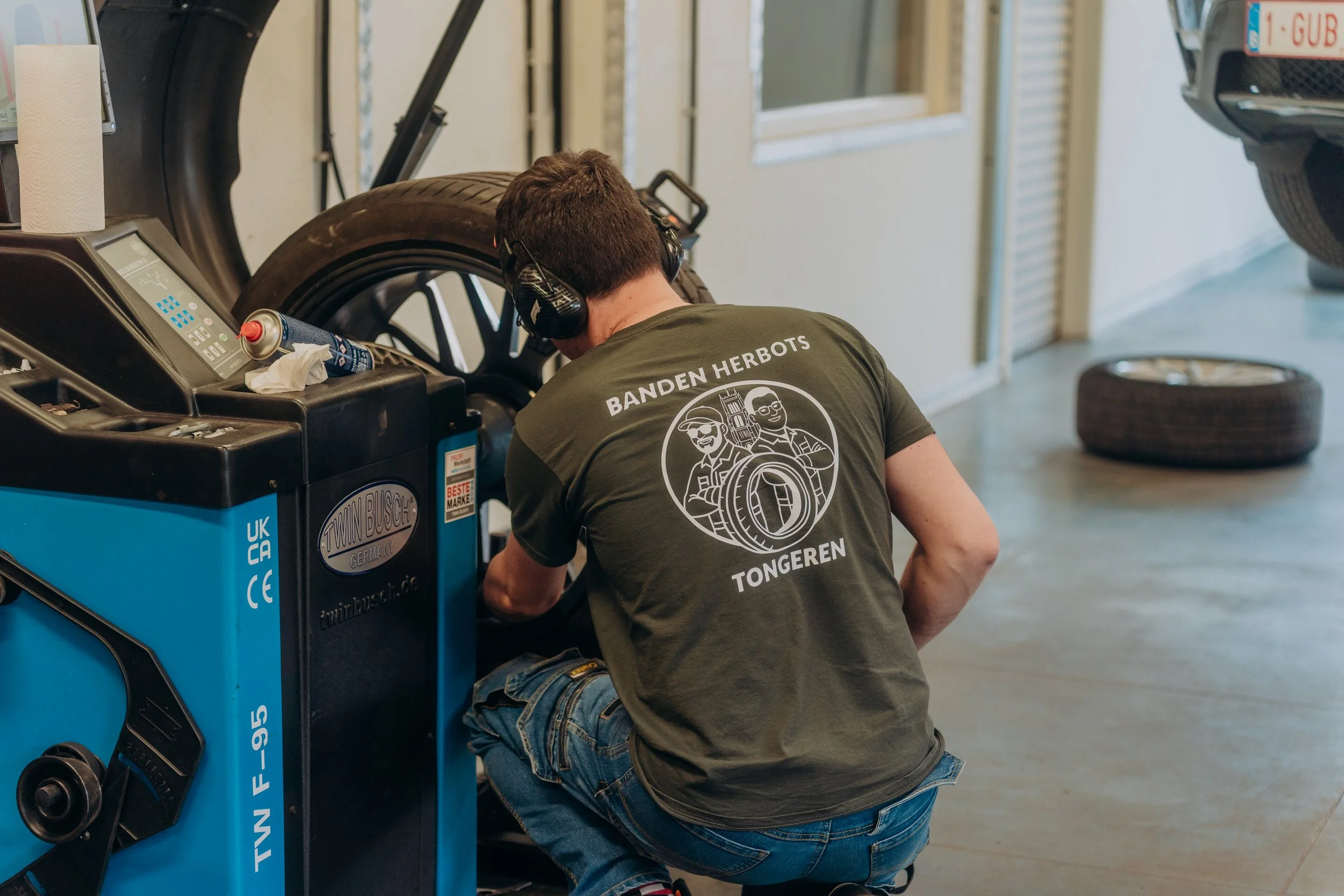 Balanceren van de banden en wielen bij Banden Herbots Tongeren
