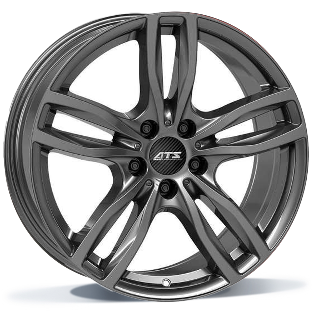 Grijze aluminium velg van het merk ATS, 5-spaaks.