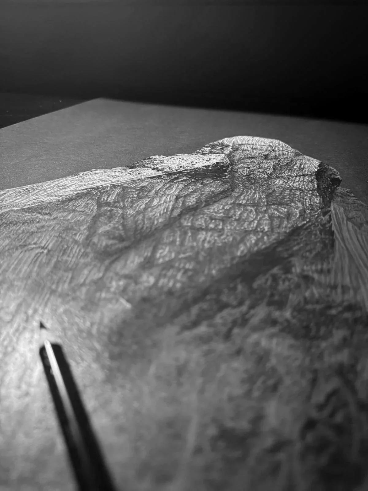 Detail des Matterhorn-Bergportraits von Alexander Brückler